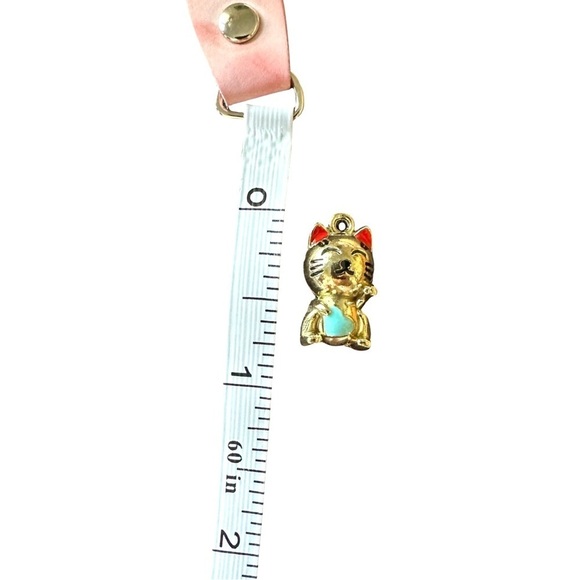 🔴 5 for $10 ONE Golden Cat Charm Pendant for Jewelry Making - Picture 2 of 9